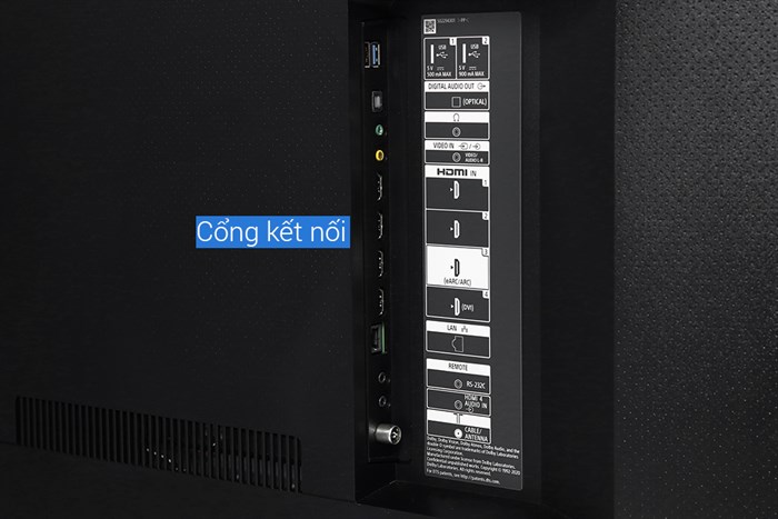 Android Tivi Sony 4K 65 inch KD-65X80J Màu Đen