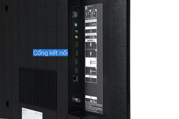 Android Tivi Sony 4K 55 inch KD-55X85J Màu Đen