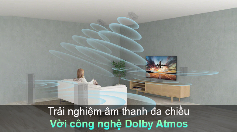 Tivi LED Sony KD-55X85J - Âm thanh đa chiều với công nghệ Dolby Atmos