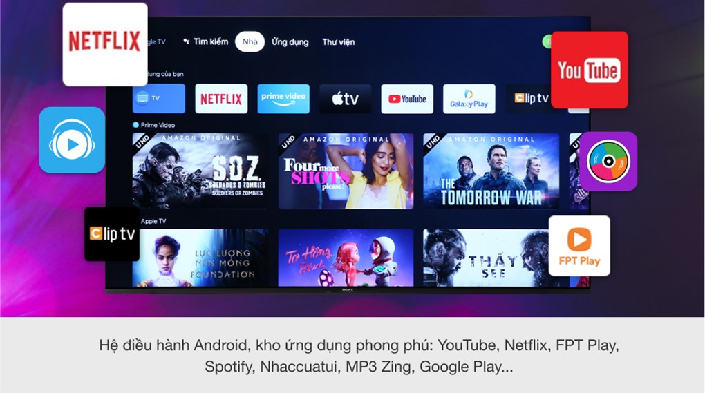 Android Tivi Sony 4K 65 inch KD-65X85J