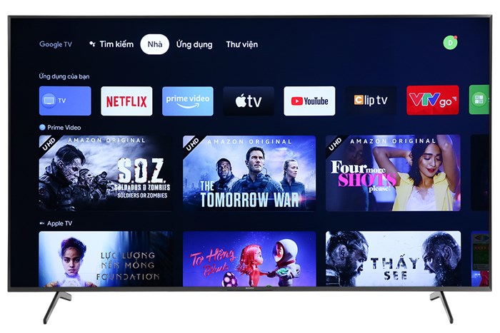 Android Tivi Sony 4K 85 inch KD-85X86J Màu Đen