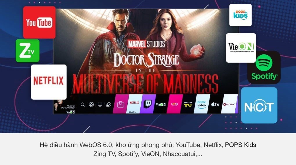 Smart Tivi NanoCell LG 4K 65 inch 65NANO86TPA