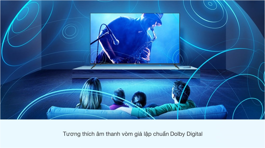 Android Tivi AQUA 4K 55 inch LE55AQT6600UG - Công nghệ âm thanh