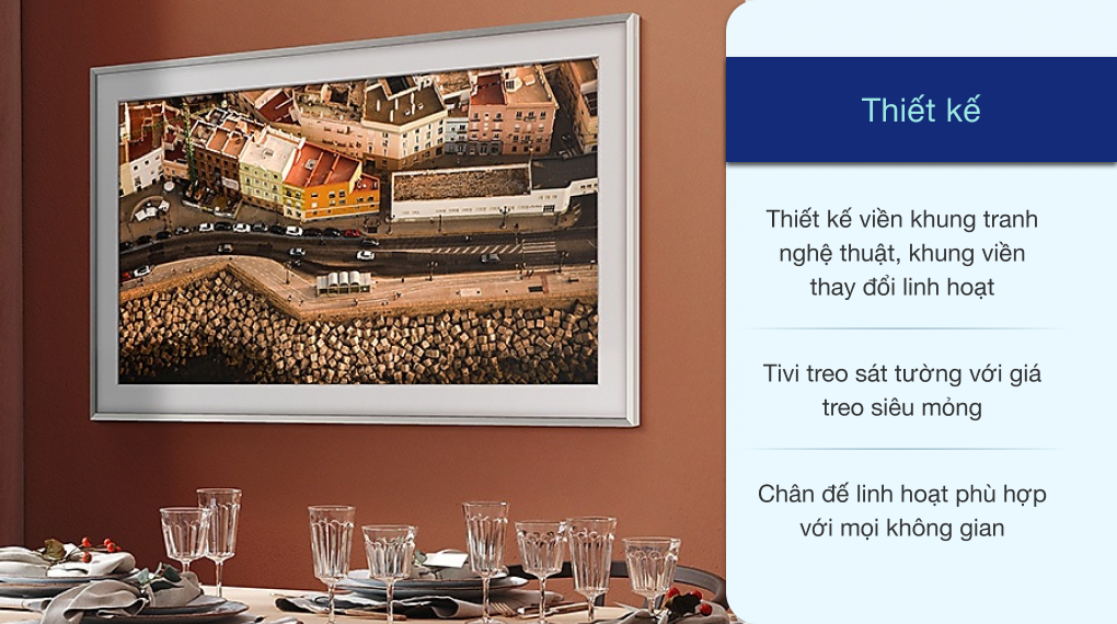 Smart Tivi Khung Tranh The Frame QLED Samsung 4K 43 inch QA43LS03A