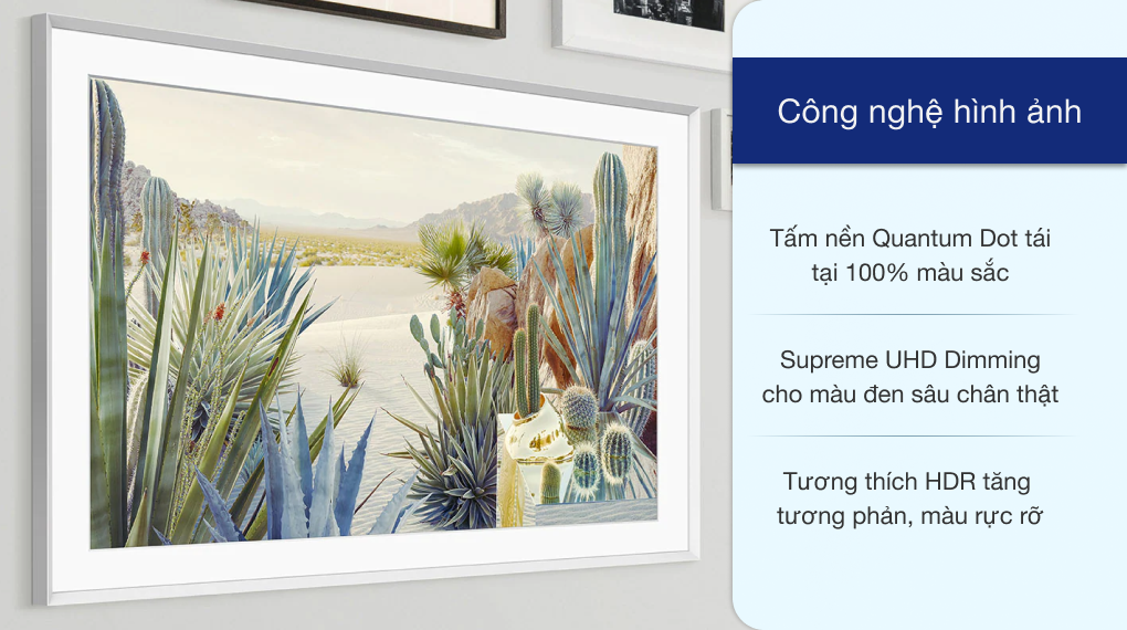 Smart Tivi Khung Tranh The Frame QLED Samsung 4K 43 inch QA43LS03A