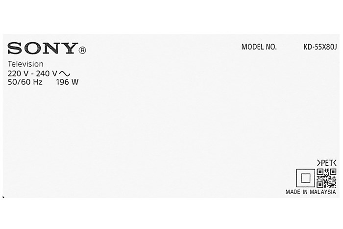 Android Tivi Sony 4K 55 inch KD-55X80J/S Màu Bạc