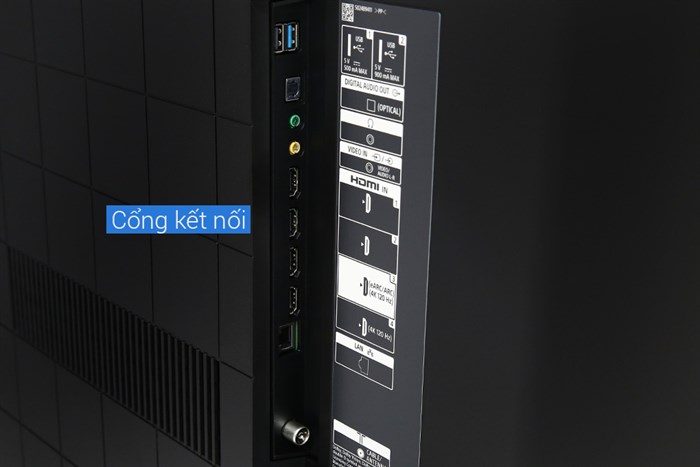 Android Tivi Sony 4K 75 inch XR-75X90J Màu Đen