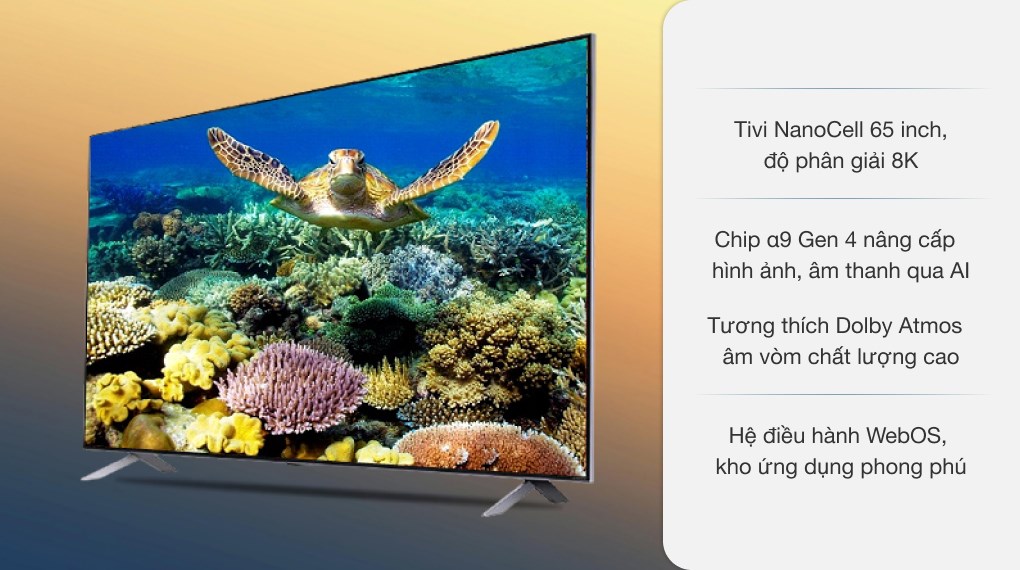 Smart Tivi NanoCell LG 8K 65 inch 65NANO95TPA