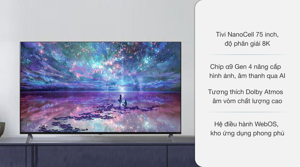 Smart Tivi NanoCell LG 8K 75 inch 75NANO95TPA