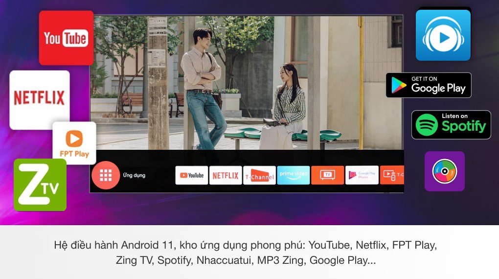 Android Tivi Mini LED TCL 4K  55 inch 55C825