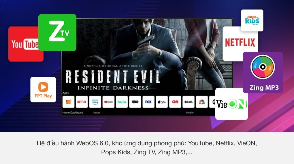 Smart Tivi OLED LG 4K 55 inch 55B1PTA