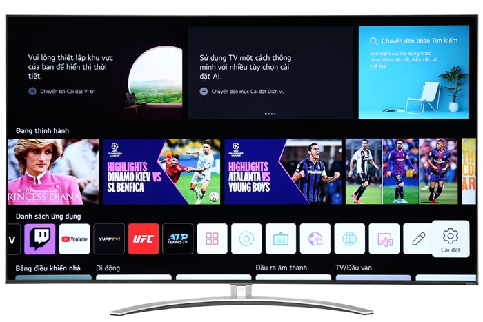 Smart Tivi QNED LG 8K 75 inch 75QNED99TPB Màu Đen