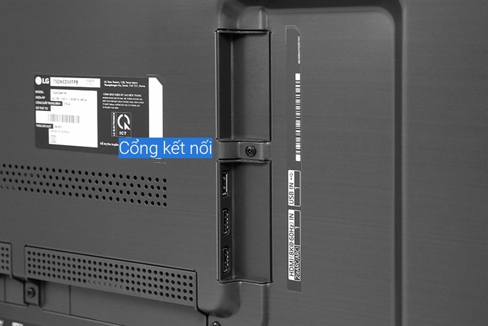 Smart Tivi QNED LG 8K 75 inch 75QNED99TPB Màu Đen