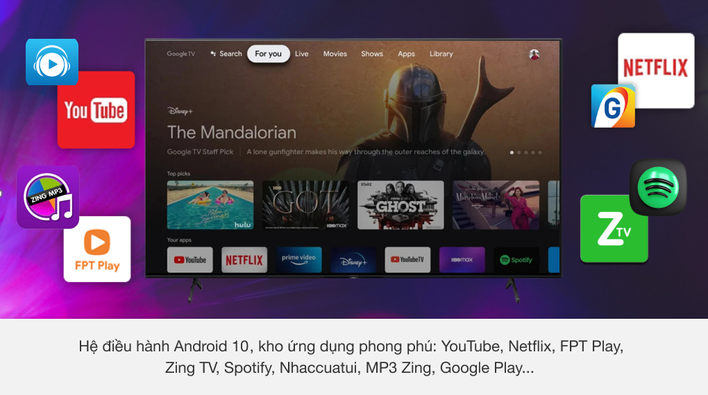 Android Tivi Sony 4K 55 inch KD-55X80AJ