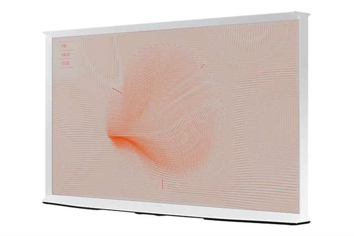 Smart Tivi Kiểu Chữ Có Chân The Serif QLED Samsung 4K 65 inch QA65LS01T