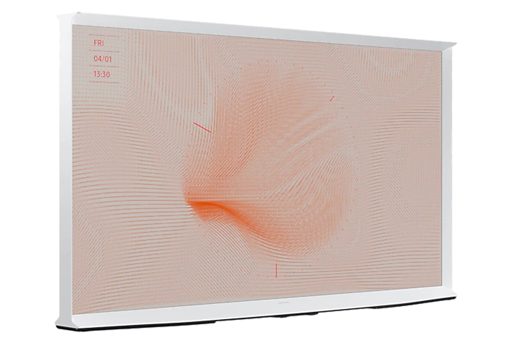 Smart Tivi Kiểu Chữ Có Chân The Serif QLED Samsung 4K 65 inch QA65LS01T Màu Đen