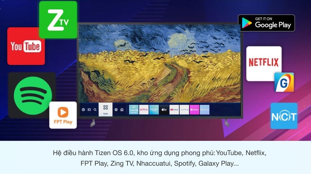 Smart Tivi Khung Tranh The Frame QLED Samsung 32 inch QA32LS03T