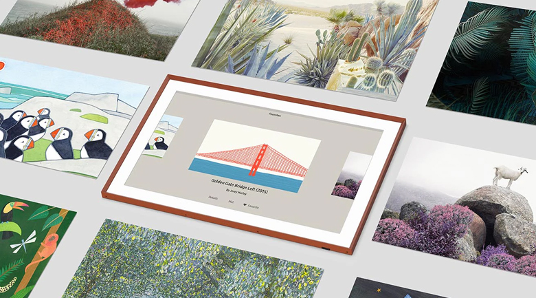 Smart Tivi Khung Tranh The Frame QLED Samsung 32 inch QA32LS03T - Tạo phòng tranh tại gia với chế độ Art Mode