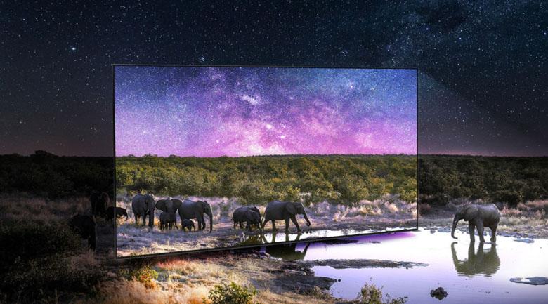 Smart Tivi Khung Tranh The Frame QLED Samsung 32 inch QA32LS03T - Tăng độ sáng, dải màu rộng cho cảnh quay rực rỡ, sinh động nhờ công nghệ Quantum HDR