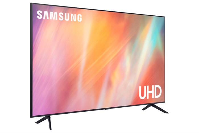 Smart Tivi Samsung 4K 55 inch UA55AU7700 Màu Đen