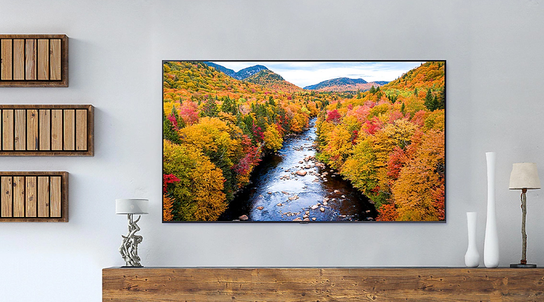 Smart Tivi Samsung 4K 65 inch UA65AU7700 - Thiết kế 3 cạnh không viền sang trọng