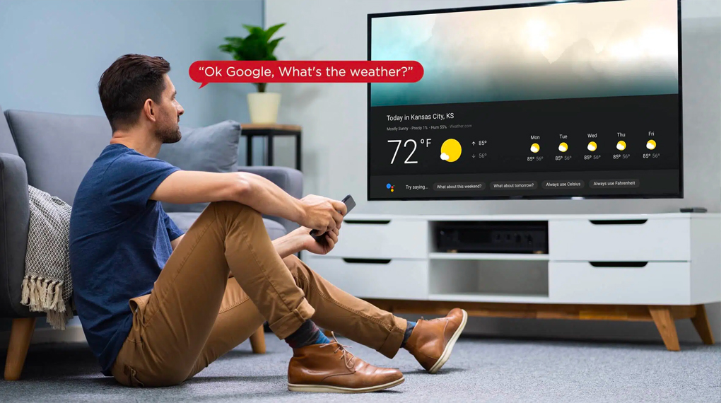 Google Tivi TCL 4K 50 inch 55P737 - Tiện ích