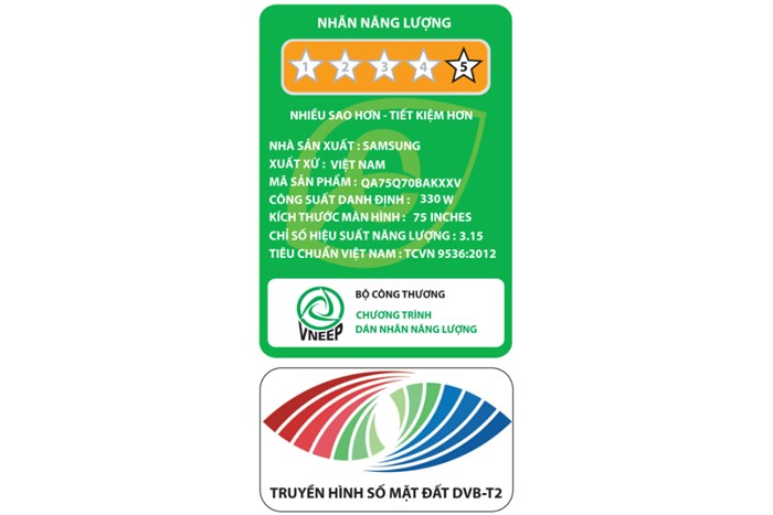 Smart Tivi QLED 4K 75 inch Samsung QA75Q70B Màu Đen