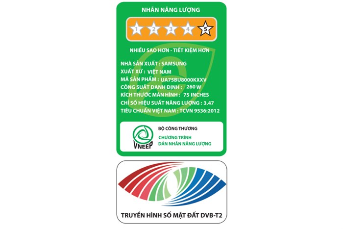 Smart Tivi Samsung 4K Crystal UHD 75 inch UA75BU8000 Màu Đen