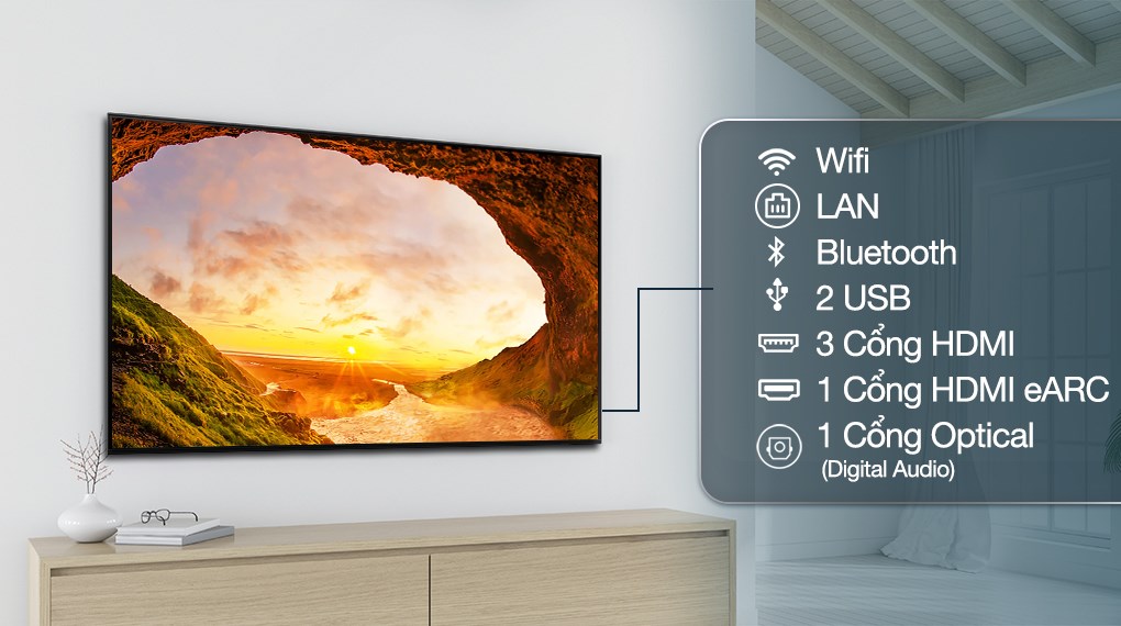 Smart Tivi Samsung 4K Crystal UHD 75 inch UA75BU8000 - 8