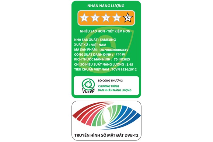 Smart Tivi Samsung 4K Crystal UHD 70 inch UA70BU8000 Màu Đen