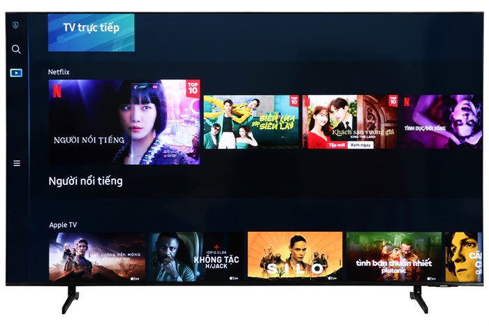 Smart Tivi Samsung 4K Crystal UHD 65 inch UA65BU8000 Màu Đen