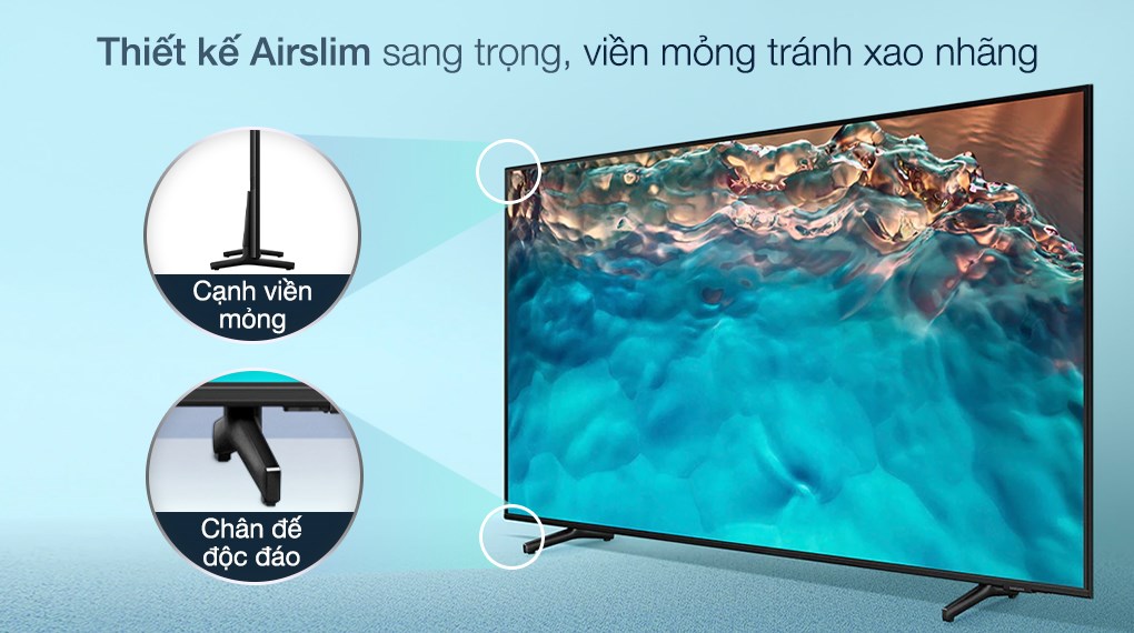 Hình ảnh Smart Tivi Samsung 4K Crystal UHD 50 inch UA50BU8000