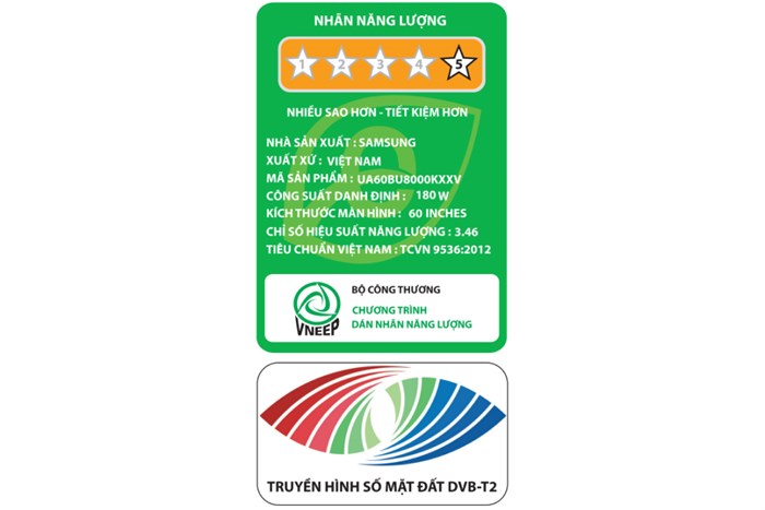 Smart Tivi Samsung 4K Crystal UHD 60 inch UA60BU8000 Màu Đen