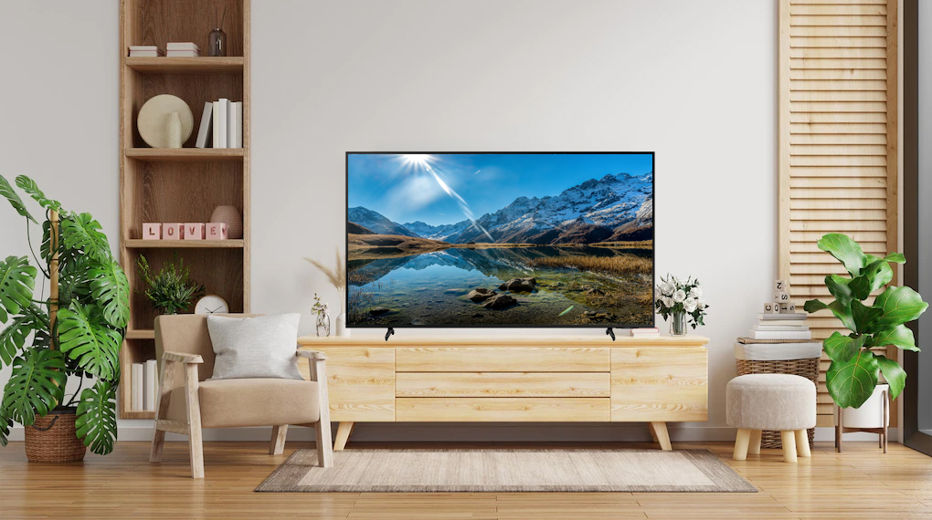 Smart Tivi Samsung 4K 60 inch UA60BU8000 - Thiết kế 