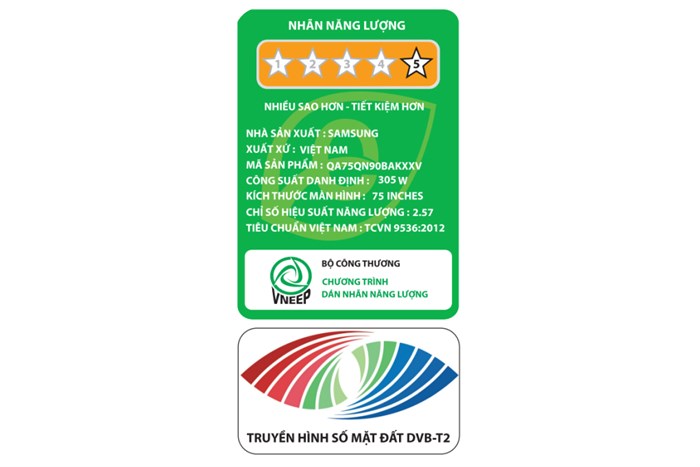 Smart Tivi Neo QLED 4K 75 inch Samsung QA75QN90B Màu Đen