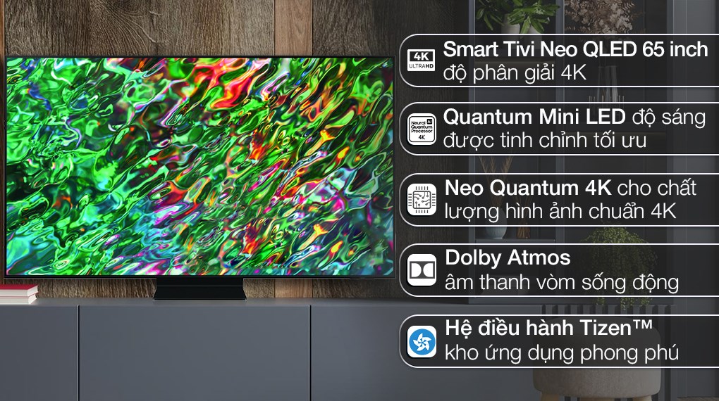 Smart Tivi Neo QLED 4K 65 inch Samsung QA65QN90B