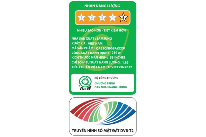 Smart Tivi Neo QLED Samsung AI 4K 55 inch QA55QN90B Màu Đen