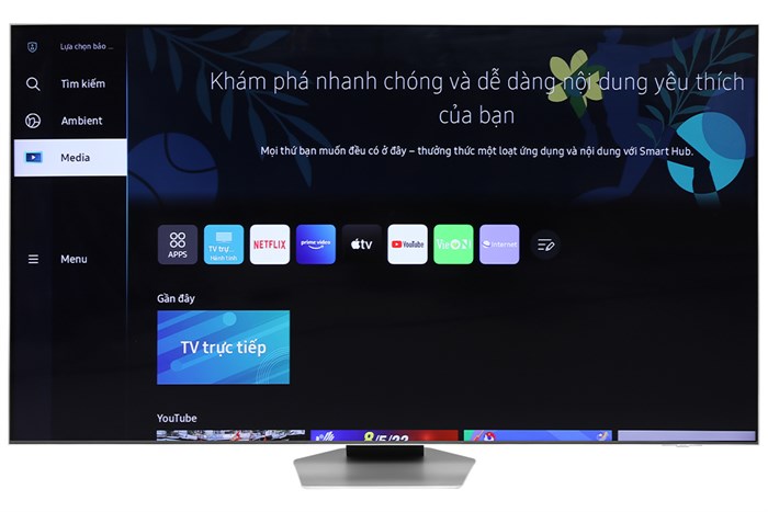 Smart Tivi Neo QLED Samsung AI 4K 75 inch QA75QN85B Màu Đen