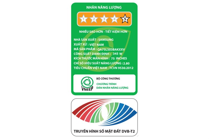 Smart Tivi Khung Tranh The Frame QLED Samsung 4K 75 inch QA75LS03B Màu Đen