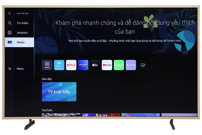 Smart Tivi Khung Tranh The Frame QLED Samsung AI 4K 65 inch QA65LS03B