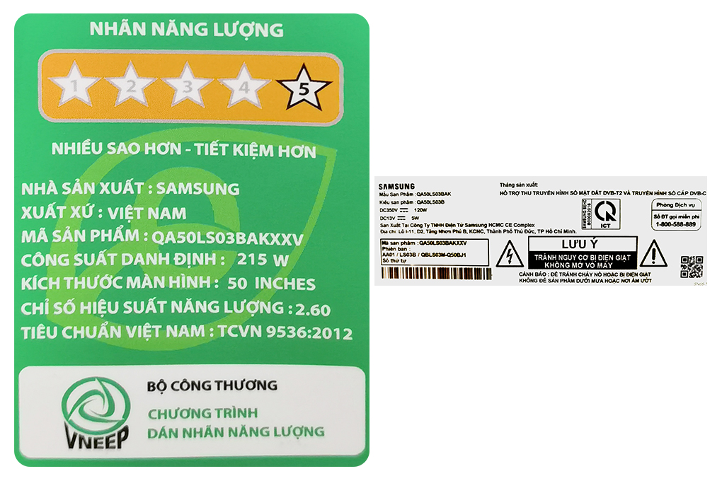 Smart Tivi Khung Tranh The Frame QLED Samsung 4K 50 inch QA50LS03B Màu Đen