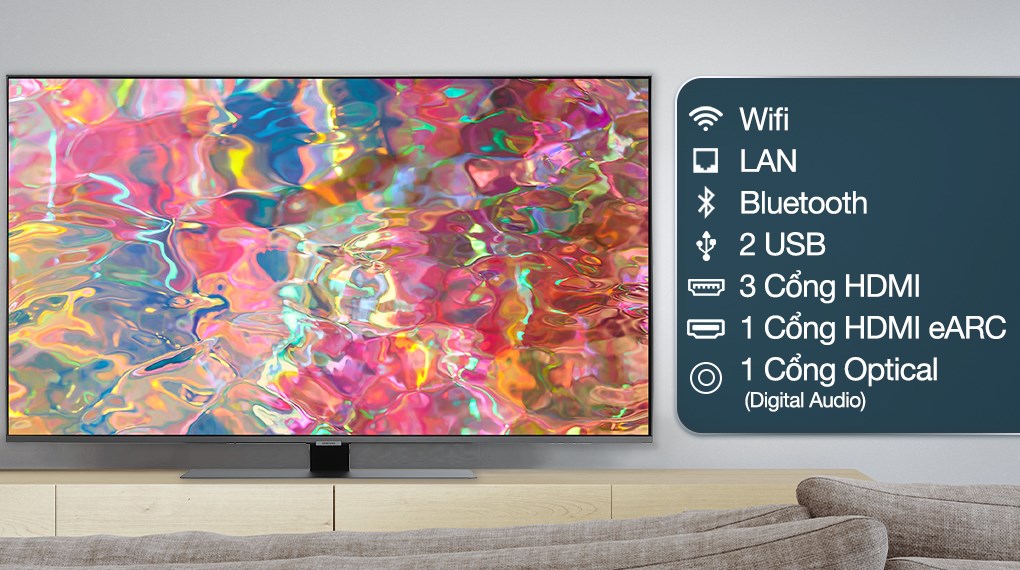 Smart Tivi QLED 4K 75 inch Samsung QA75Q80B