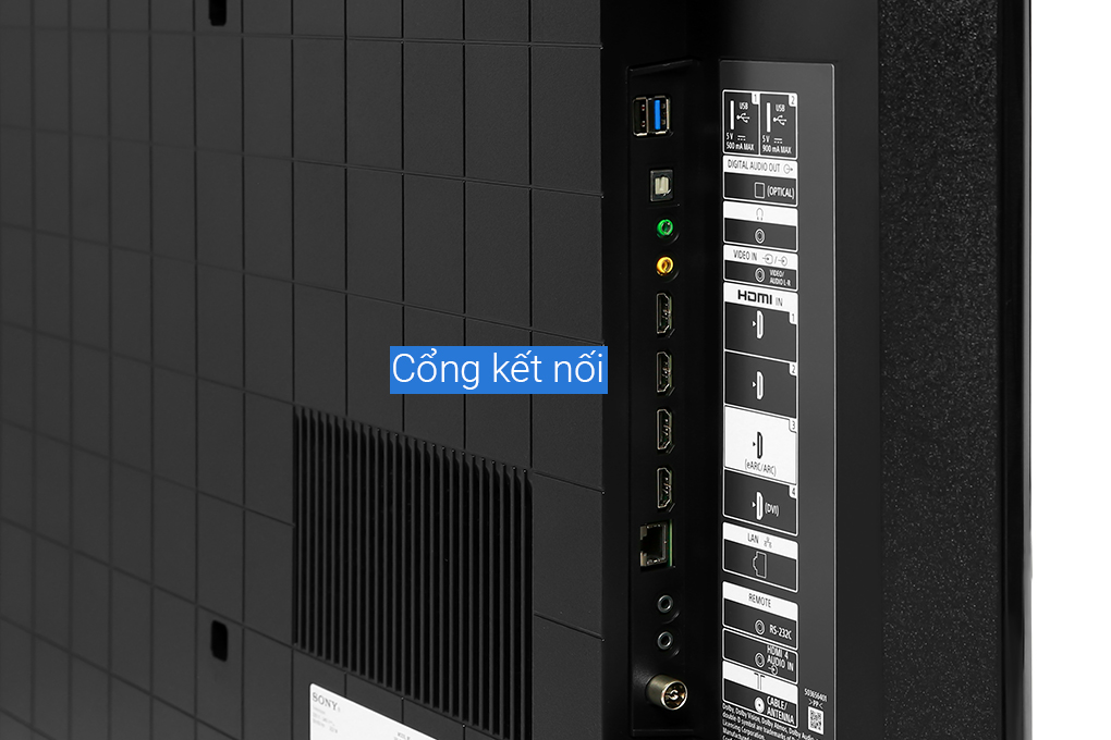 Google Tivi Sony 4K 55 inch KD-55X80K Màu Đen