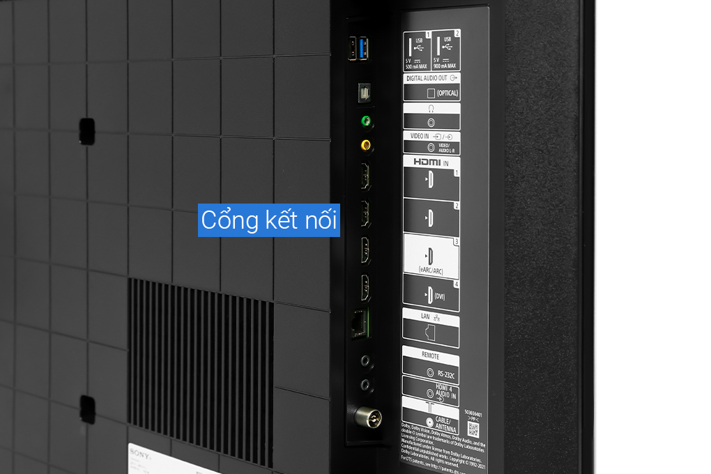 Google Tivi Sony 4K 43 inch KD-43X80K Màu Đen