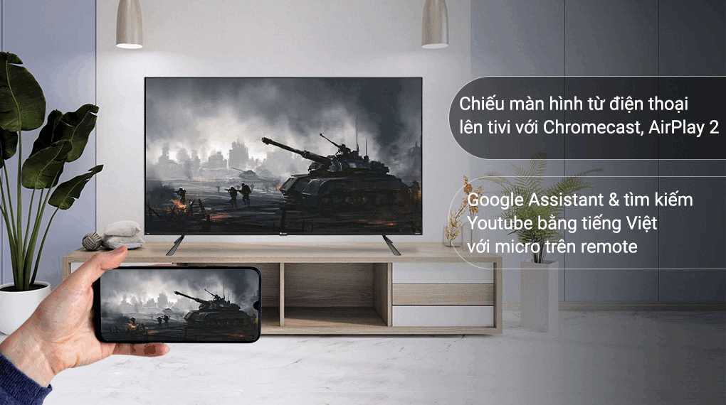 Android Tivi QLED 4K 55 inch Casper 55QG8000 - 6