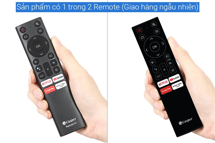 Android Tivi QLED 4K 55 inch Casper 55QG8000 Màu Đen