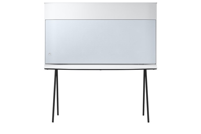 Smart Tivi Kiểu Chữ I Có Chân The Serif QLED Samsung 4K 65 inch QA65LS01BA Màu Trắng