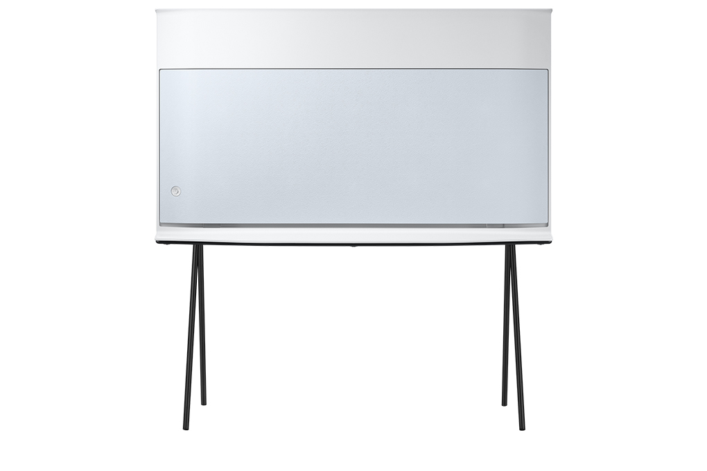 Smart Tivi Kiểu Chữ I Có Chân The Serif QLED Samsung 4K 65 inch QA65LS01BA Màu Trắng