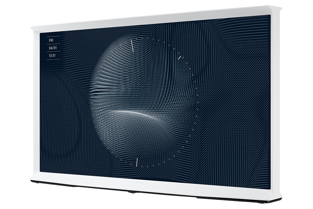 Smart Tivi Kiểu Chữ I Có Chân The Serif QLED Samsung 4K 65 inch QA65LS01BA Màu Trắng