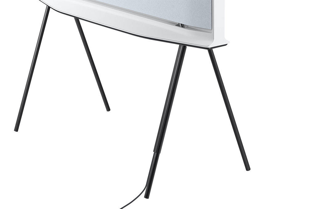 Smart Tivi Kiểu Chữ I Có Chân The Serif QLED Samsung 4K 65 inch QA65LS01BA Màu Trắng